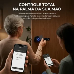 Fechadura Eletronica A Prova D'água Interna E Externa Nova - Imagem 5