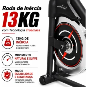 Bicicleta Spinning Ergométrica Fitness Mopower 19ba - Imagem 7