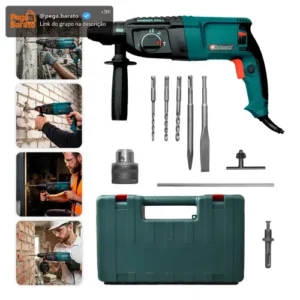Martelete Rompedor Rotativo 1200w Sds Profissional Knakasaki - Imagem 1