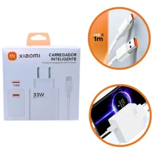 Carregador De Celular 33w Rapido Compativel Para Xiaomi 8 Se - Imagem 2