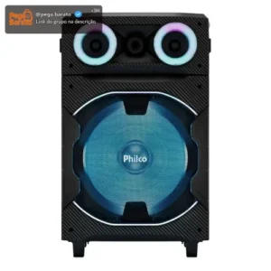 Caixa de Som Philco Extreme Bluetooth com Flash Light V5.3 1x Woofer 1700W PCX7300 - Imagem 1