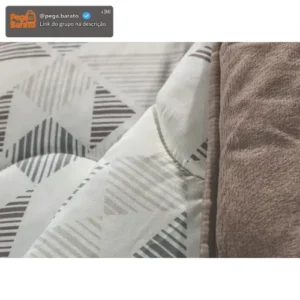 Edredom Casal Dupla Face Hotel Blend Comfort Vivido Altenburg - Imagem 1