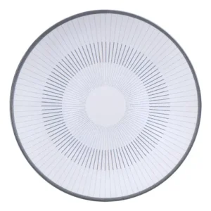 Aparelho De Jantar Tramontina Griz Porcelana Decorada 20 Peças - Imagem 3