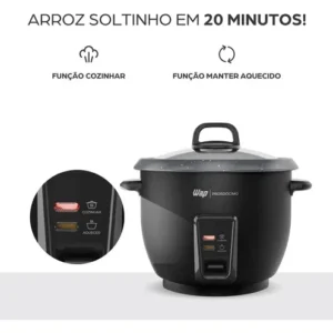 Panela Elétrica De Arroz Wap Wrc1000 2 Em 1 Gray Stone 127V - Imagem 2
