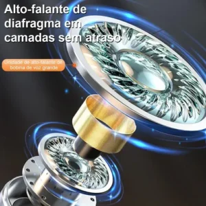 Jiditech Fones de Ouvido Invisible Fones de Ouvido Sem Fio Invisíveis para Dormir Bluetooth 5.3 Ultra Slim X55 de Baixo Consumo de Energia, Carregamento Rápido, Som Estéreo HiFi, Ideais para Dormir - Imagem 11