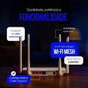 Roteador Tp-link Wireless Mesh Ac1200 Dual Band Ec220-g5 Branco 2.4Ghz e 5Ghz 4 Antenas Bivolt - Imagem 7