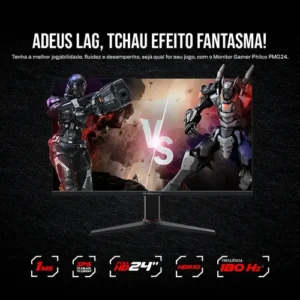 Monitor Gamer Philco 24” 180Hz Full HD 1MS PMG24M23T - Imagem 8