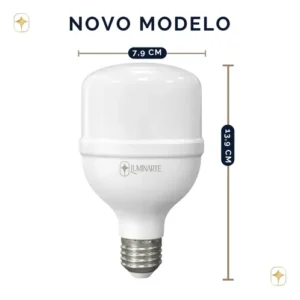 Kit 10 Lâmpadas Led 50w Bulbo Branco Frio 6500k Inmetro - Imagem 3