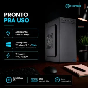 Pc Cpu Work Intel I5 4570 H81m 8gb Ssd 240gb - Imagem 7
