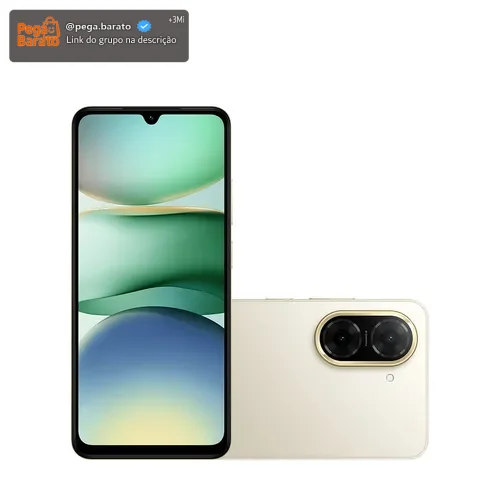 Smartphone Xiaomi Redmi A5 4+4gb Ram Virtual + 128gb, Dourado