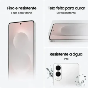Celular Samsung Galaxy S25 Edge 5g, 512gb, 12gb Ram, Câmera Dupla De Até 200mp, Tela Grande De 6.7 - Titânio Jetblack - Imagem 6