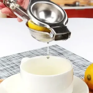 Espremedor De Limão Inox Manual Maciço Super Forte - Imagem 8