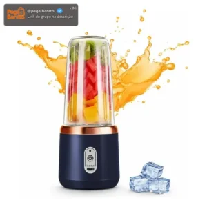 Mini Liquidificador 400ml Mixer Elêtrico Batedor Sheikeira - Imagem 1