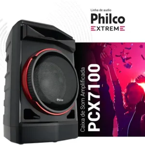 Caixa De Som Acústica Philco Pcx7100 Flash Lights Bass 750w Cor Preto - Imagem 11