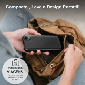 Power Bank 10000 mah Turbo 22.5w Carregador Portátil Display Digital Usb C Universal iPhone Samsung Xiaomi Motorola Audiophile - Imagem 6