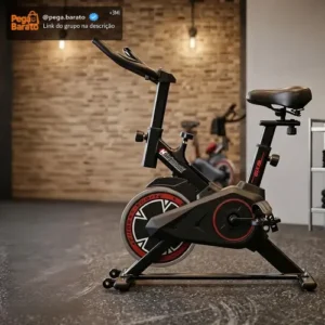 Bicicleta Ergométrica Para Spinning Vertical Fitness Preto - Imagem 1
