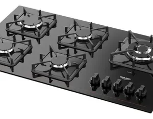 Cooktop 5 Bocas Dako Diplomata com Mesa De Vidro e Tripla Chama e Acendimento Automático A Gás Preto Bivolt - Imagem 6