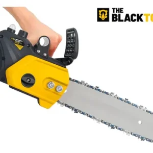 Moto Serra A Bateria 21v 4000mah 300mm 12 Polegadas Tcs21b The Black Tools Cor Amarelo e Preto - Imagem 9