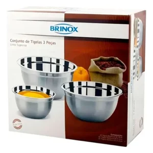 Conjunto De Tigelas Brinox 3pçs Suprema Em Inox - 2107/100 - Imagem 9