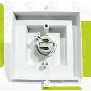 Kit 6 Plafon Quadrado Bocal Porcelana E-27 Plafonier Lustre - Imagem 9