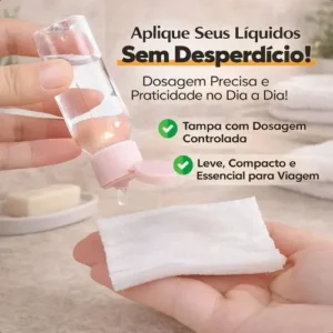 Kit Viagem 11 Itens Frascos Potes Spray Cremes Shampoo Cores Sortidas - Imagem 5