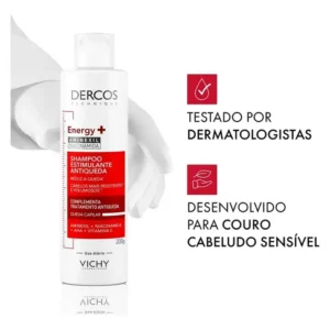 Shampoo Antiqueda Estimulante com Aminexil, Dercos Energy+ Vichy, 200g - Imagem 13