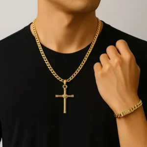 Relogio Masculino Presente Conjunto Corrente Especial Top - Imagem 6