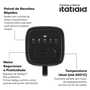 Fritadeira Itatiaia Afita1035a 3,5l Preto - Preto - Imagem 6