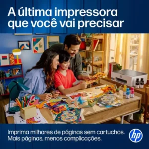 Impressora HP Smart Tank 210 com Tanque de Tinta Colorida - Com Wi-Fi - USB 2.0 de alta velocidade. Funções da impressora: Imprimir. Cor: Branco (3D4L5A) - Imagem 6