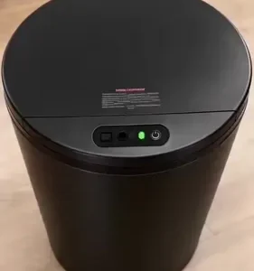 Lixeira Inteligente 16 Litros Com Sensor Automático Para Banheiro e Cozinha Cinza - Imagem 2