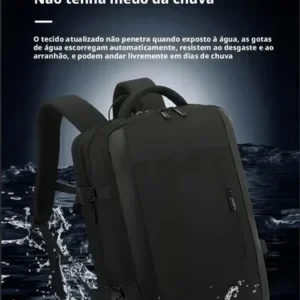Mochila Viagem Executiva Grande Notebook Feminina Masculina - Imagem 7