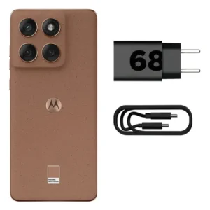 Smartphone Motorola Edge 60 Fusion 5G - 256GB 8GB RAM+16GB Ram Boost Tela Quad-Curve moto AI 50MP Sony Camera ultrarresistencia militar IP68 + IP69 - Mocha Mousse (Novo com caixa aberta) - Imagem 4