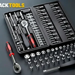 Jogo De Soquete Catraca Chave Allen Kit C/ Maleta 46 Peças - Imagem 9
