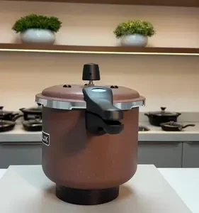 Panela de Pressão Patolux 5L Antiaderente Fecho Externo Marrom Gas - Imagem 2