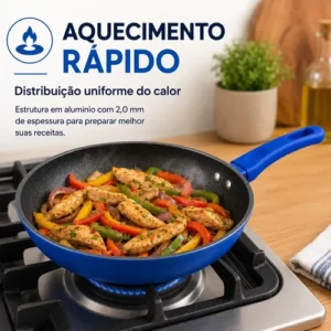 Frigideira Antiaderente Nanocerâmica 20cm Indução Premium - Imagem 4