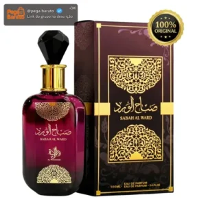 Perfume Arabe Feminino Al Wataniah Sabah Al Ward Edp 100ml - Imagem 1