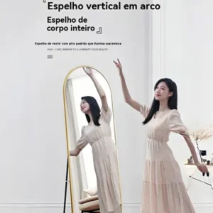 Espelho Corpo Inteiro 120x40 Decorativo Apoio Chão E Parede - Imagem 2