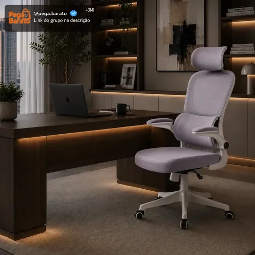 Cadeira Escritório Ergonômica Maat Brand Suporte Lombar Nr17