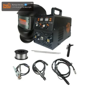 Máquina Solda Mig Sem Gás Flex Tig Lift Mma Bivolt Inversora Sinergico Com Arame Frequência 50 Hz/60 Hz 110/220v - Imagem 1