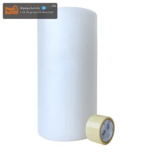 Plástico Bolha Bobina 40cm x 20m Proteção Embalagem Envios Mudança 20 Micras De Espessura - Imagem 1