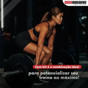 Kit Whey Protein 2kg Chocolate + Creatina + Bcaa + Coqueteleira - Bodybuilders - Imagem 9