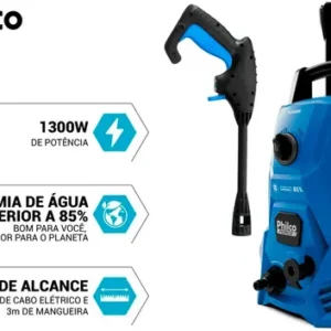 Lavadora De Alta Pressão Jato Compacta Philco Plp2200 1300w 1300 Psi/libras 312l/h Lança Regulável 127v - Imagem 7
