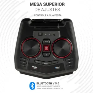 Caixa De Som Acústica Philco Pcx7100 Flash Lights Bass 750w Cor Preto - Imagem 13