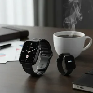 Relógio Smartwatch FORESTORY Inteligente Tela 1.83 Bluetooth Ip68 À Prova D'água Notificações Chamadas Saúde Smart Watch Relogio Corrida Com Android E Ios Com 2 Pulseiras Feminino Masculino - Imagem 9