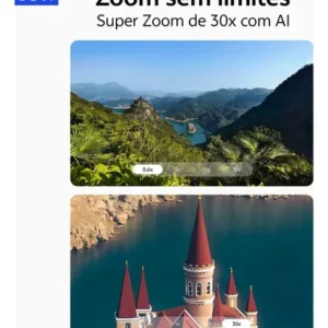 Smartphone JOVI V70 5G Câmera 200MP 512GB de Memória 16GB RAM (8GB + 8GB RAM expansível) Bateria de 7000mAh, Processador Octa-Core, Pacote de Benefícios com troca de tela grátis - Lilás Boreal - Imagem 8