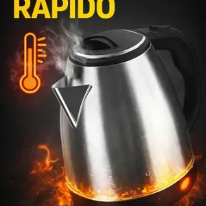 Chaleira Elétrica Inox 1,8L 1000W Aquecimento Rápido Automática - Imagem 5