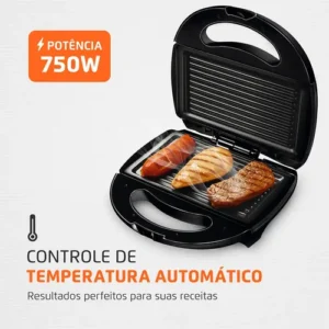 Sanduicheira Fast Grill e Sandwich Mondial 750W - S-12 - Imagem 6