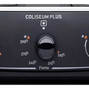 Fogão 4 Bocas Atlas Coliseum Plus Preto A Gás com Mesa de Inox e Forno de 50 Litros Acendimento Manual - Imagem 6