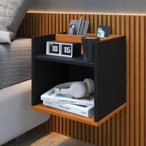 Mesa Cabeceira Cama Criado Nicho Organizadora Suspensa I9mv - Imagem 4