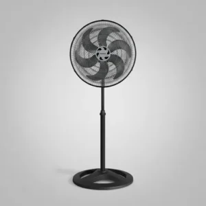 Ventilador de Coluna 40cm Ventisol Turbo 6 Pás Oscilante e Altura ajustável Cor Preto - Imagem 6